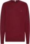 TOMMY HILFIGER Heren Truien & Vesten Pima Org Ctn Cashmere Crew Neck Bordeaux - Thumbnail 1