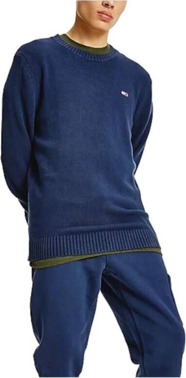 Tommy Hilfiger Round-neck Knitwear Blauw Heren