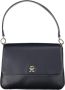 Tommy Hilfiger Blauwe Schoudertas met Afneembare Band Black Dames - Thumbnail 1