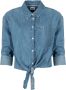 TOMMY JEANS Overhemdblouse TJW FRONT TIE CHAMBRAY SHIRT met logo flag - Thumbnail 4