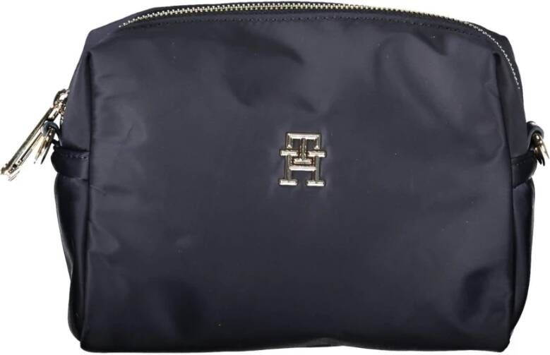 Tommy Hilfiger Blauwe Schoudertas met Logo Detail Multicolor Dames