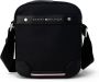 Tommy Hilfiger TH Central Repreve Mini Report Am0Am11303 Black Heren - Thumbnail 1