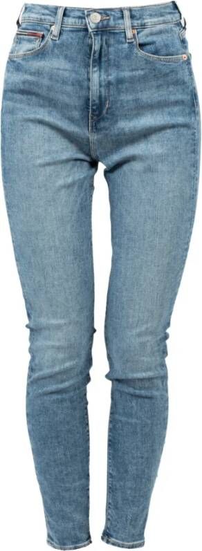 TOMMY JEANS Skinny fit jeans SYLVIA HR SPR SKNY met logobadge & borduursels