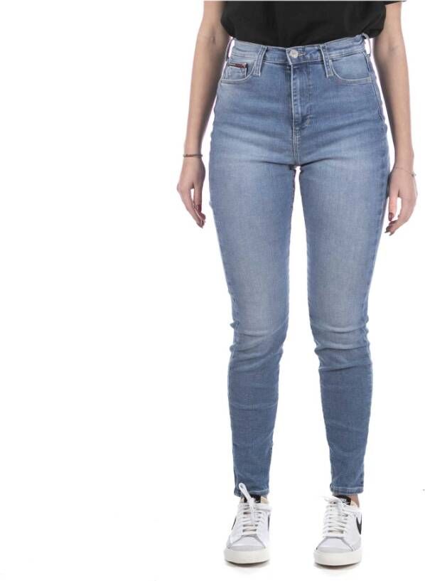 TOMMY JEANS Skinny fit jeans Sylvia met geborduurde merklabel