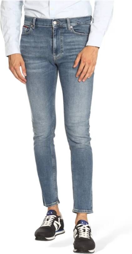 Tommy Jeans Blauwe Skinny Fit Denim Broek Blue Heren - Foto 5