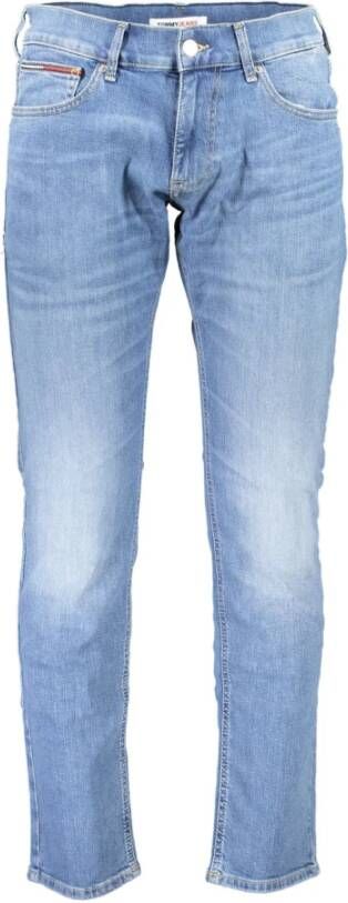 Tommy Hilfiger Slim Fit Scanton Jeans met Gewassen Effect Blue Heren