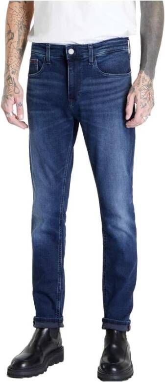 Tommy Hilfiger Slim-fit Jeans Blauw Heren