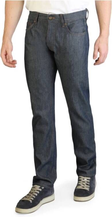 Tommy Hilfiger Heren Regular Fit Jeans met Zichtbaar Logo Blue Heren