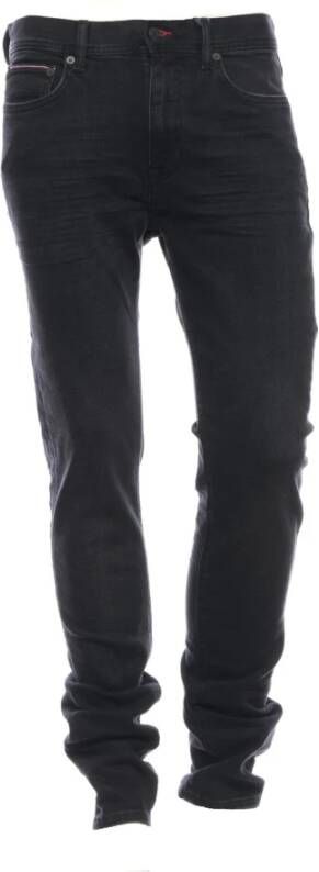 Tommy Hilfiger Slim-fit jeans Zwart Heren
