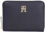 Tommy Hilfiger Blauwe Ritsportemonnee Iconisch Synthetisch Materiaal Blue Dames - Thumbnail 2