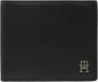 Tommy Hilfiger Heren Portemonnee Zwart 2 Vakken Muntvak Black Heren - Thumbnail 1