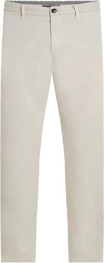 Tommy Hilfiger Straight Trousers Beige Heren