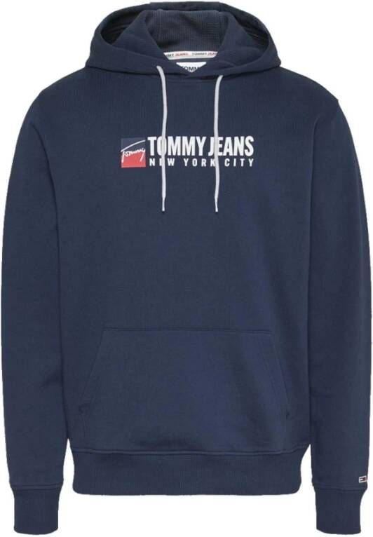 Tommy Hilfiger Sudadera TJM Entry Athletics hoodie Blauw Heren