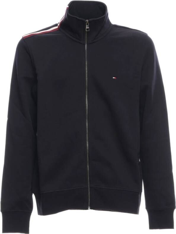 Tommy Hilfiger Sweatshirt met rits Blue Heren