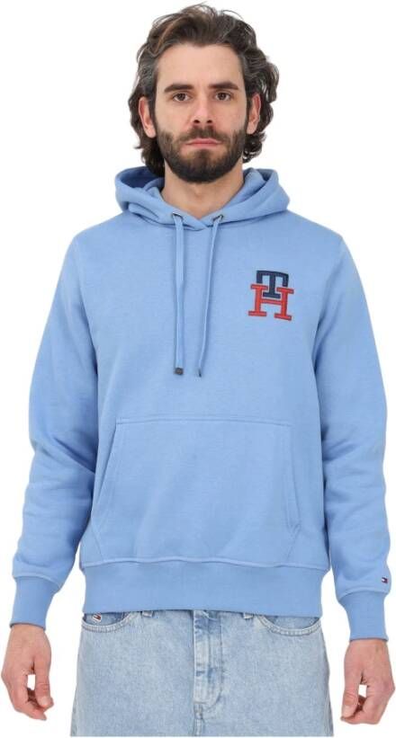 Tommy Hilfiger Sweaters Clear Blue Blauw Heren