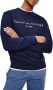 Tommy Hilfiger Tommy Logo Sweater Donkerblauw Mw0Mw11596 DW5 Blauw Heren - Thumbnail 15
