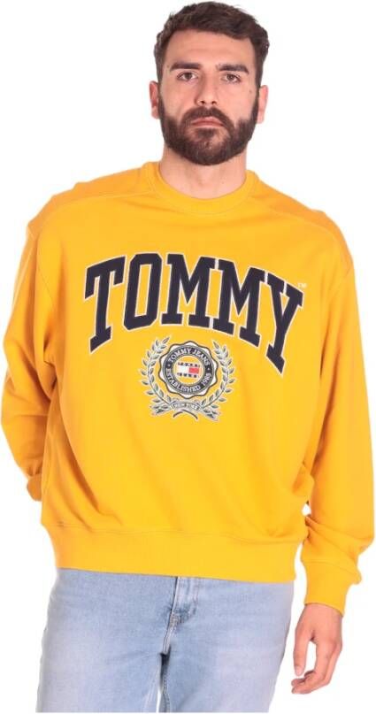 Tommy Hilfiger Sweatshirt Geel Heren