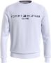 Tommy Hilfiger Sweatshirt met logostitching model 'TOMMY LOGO SWEAT' - Thumbnail 7
