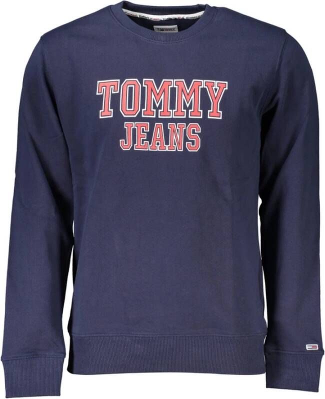 Tommy Hilfiger Sweatshirt met Logo Print voor Heren Blauw Heren