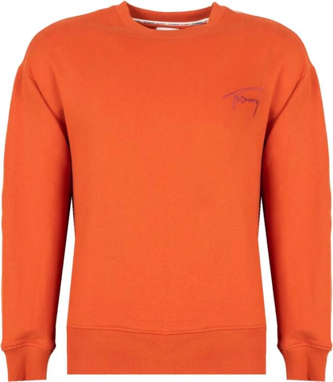Tommy Hilfiger Tommy Jeans Sweatshirt Orange Dames