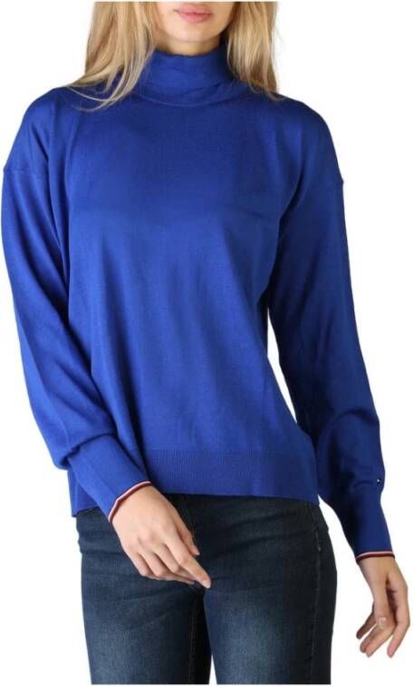 Tommy Hilfiger Sweatshirt Ww0Ww25581 Blauw Dames