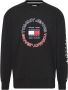 Tommy Hilfiger Zwarte Sweatshirt met Print en Lange Mouwen Black Heren - Thumbnail 2