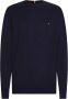 TOMMY HILFIGER Heren Truien & Vesten Pima Org Ctn Cashmere Crew Neck Donkerblauw - Thumbnail 4