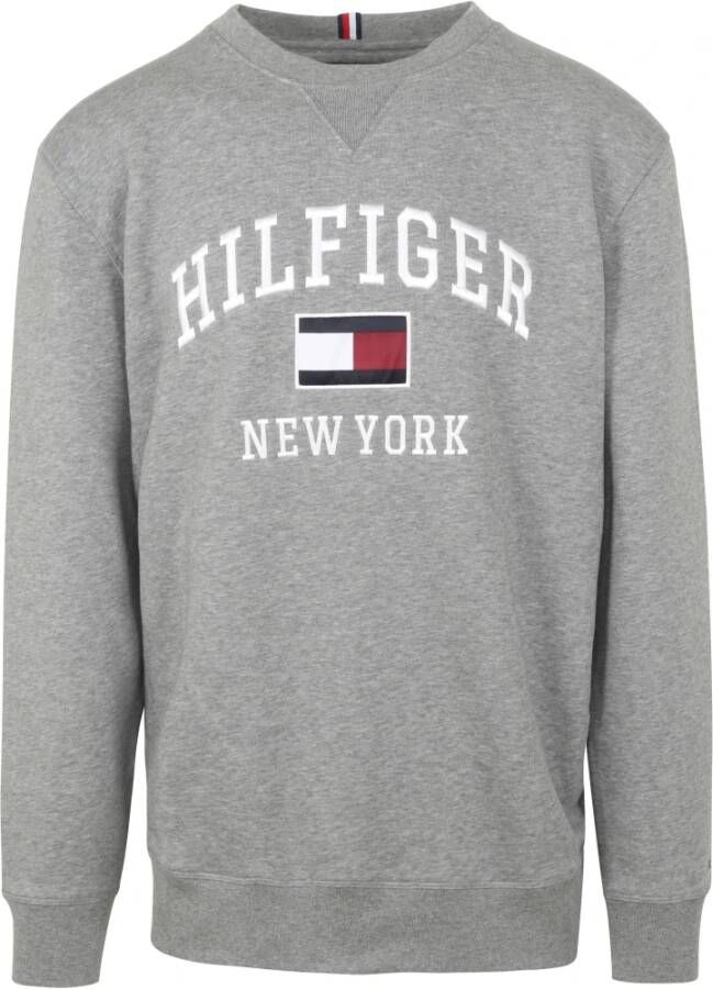 Tommy Hilfiger Big & Tall PLUS SIZE sweatshirt met logostitching model 'VARSITY'