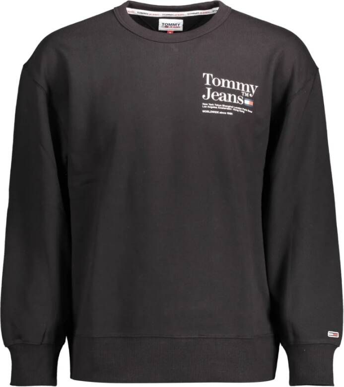 Tommy Jeans Sweatshirt met labelprint model 'Text'