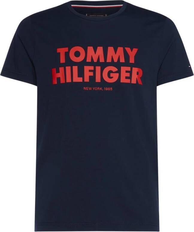 Tommy Hilfiger T-Shirt Blauw Heren