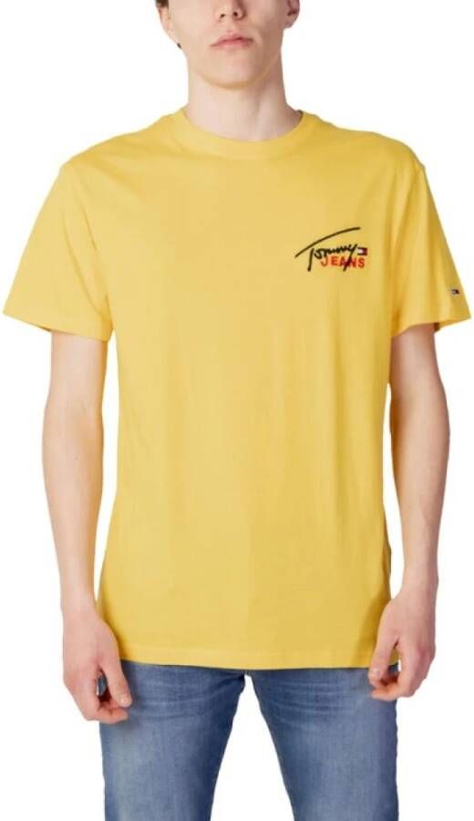 Tommy Hilfiger T-shirt Geel Heren