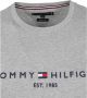 Tommy Hilfiger T-shirt van biologisch katoen grijs - Thumbnail 4