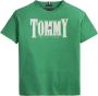 TOMMY HILFIGER Jongens Polo's & T-shirts Cord Applique Tee S s Groen - Thumbnail 2