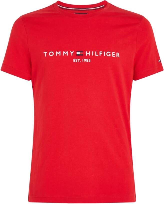 Tommy Hilfiger T-shirt Rood Heren