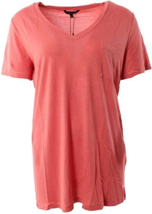 Tommy Hilfiger Roze T-shirt voor dames Pink Dames