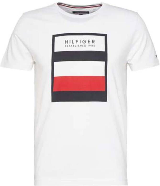 Tommy Hilfiger -T-shirt Wit Heren