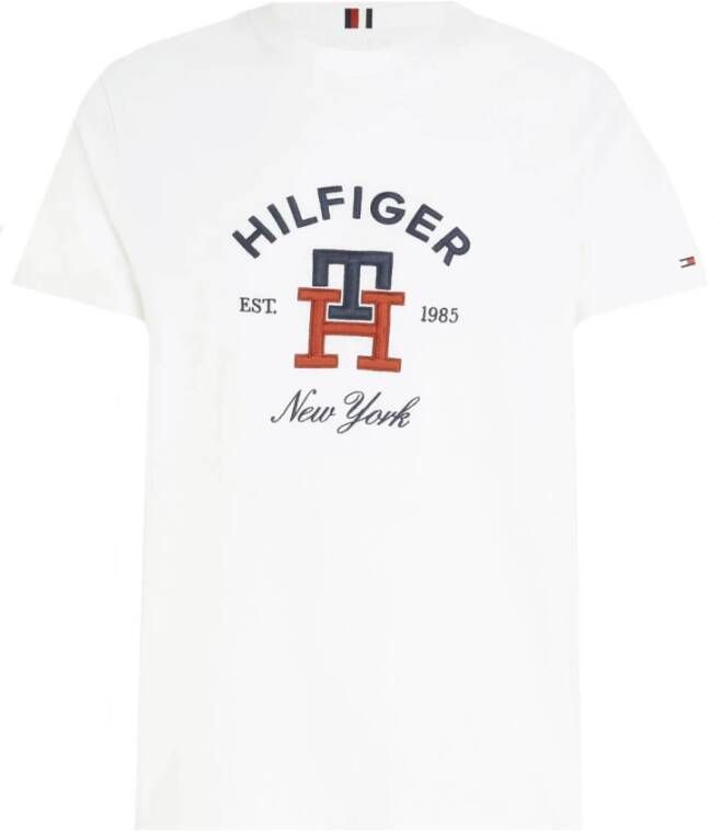 Tommy Hilfiger T-Shirt Wit Heren