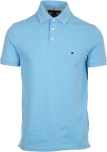 Tommy Hilfiger T-shirts and Polos Light Blue Blauw Heren