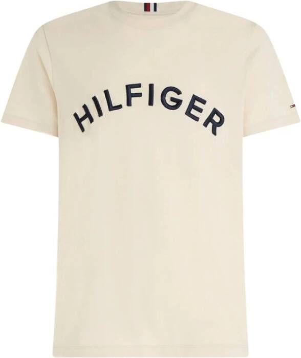 Tommy Hilfiger T-Shirts Beige Heren