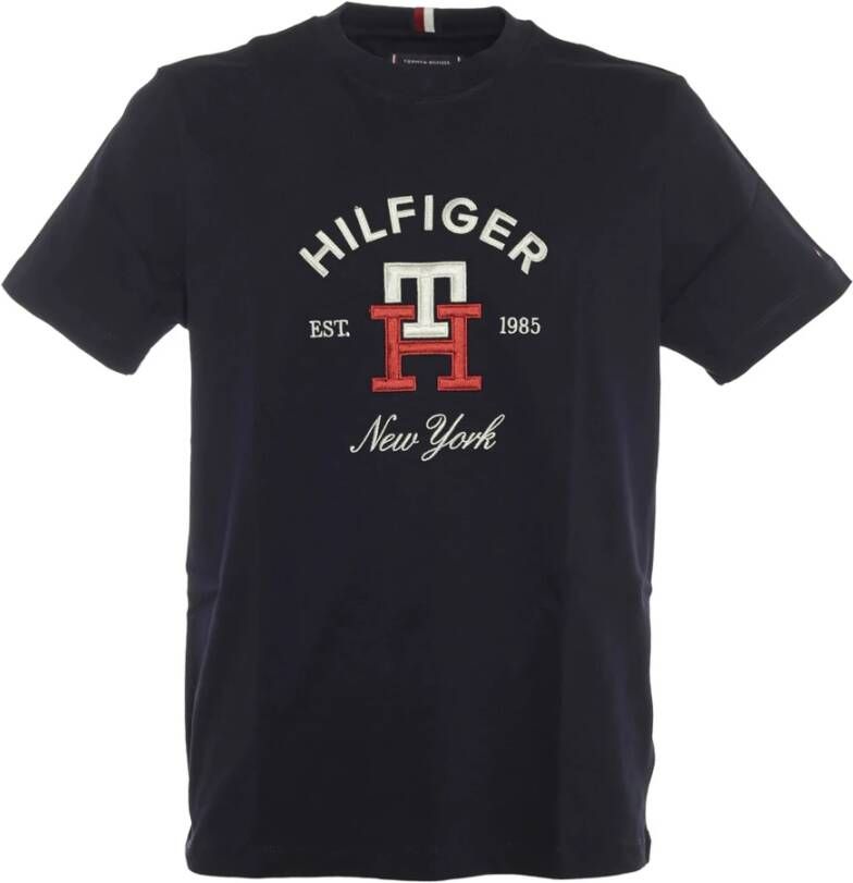 Tommy Hilfiger T-Shirts Blauw Heren
