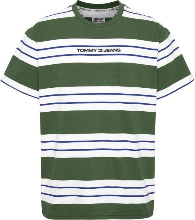 Tommy Hilfiger Relax Bold Stripe Korte Mouw T-shirt Multicolor Heren - Foto 4