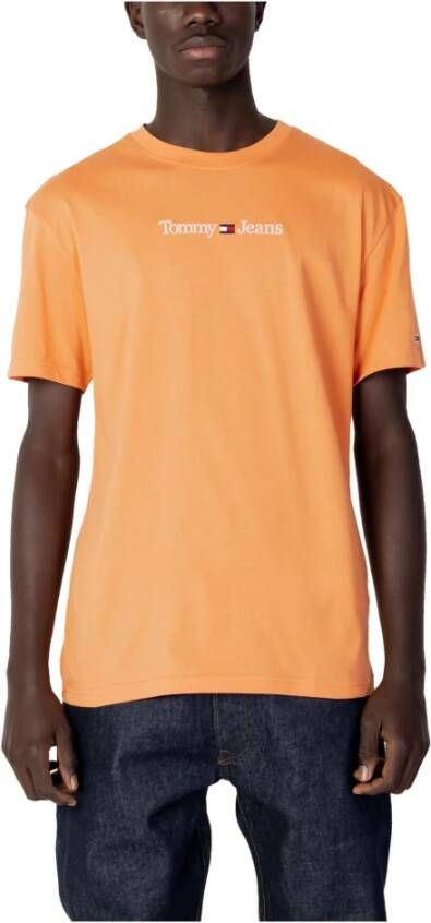 Tommy Hilfiger T-Shirts Oranje Heren