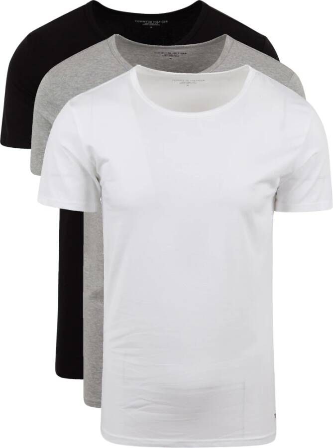 Tommy Hilfiger T-shirts Ronde Hals 3-Pack Meerkleurig Heren