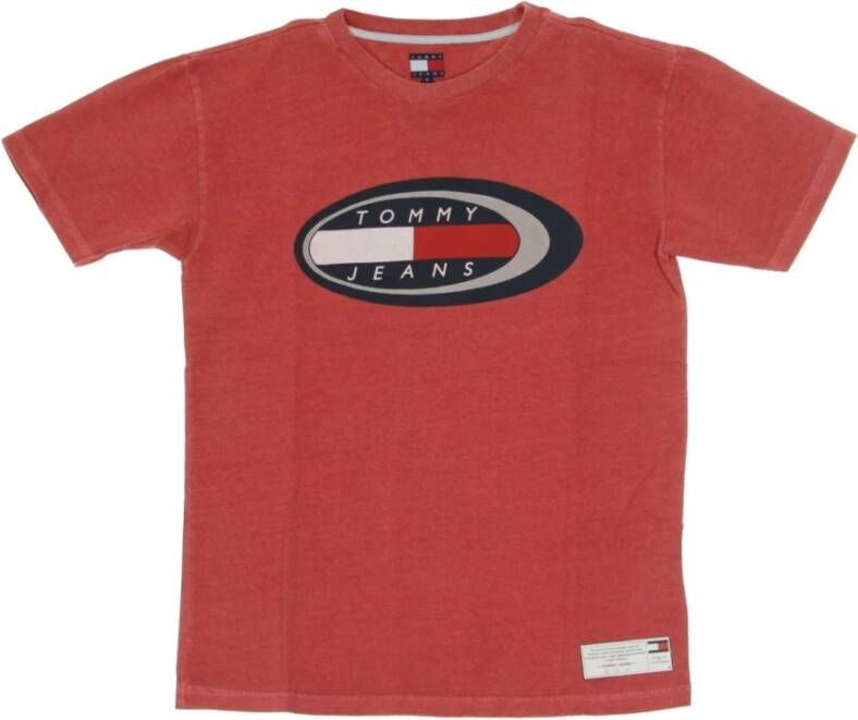 Tommy Hilfiger T-Shirt Oval TEE Red Heren