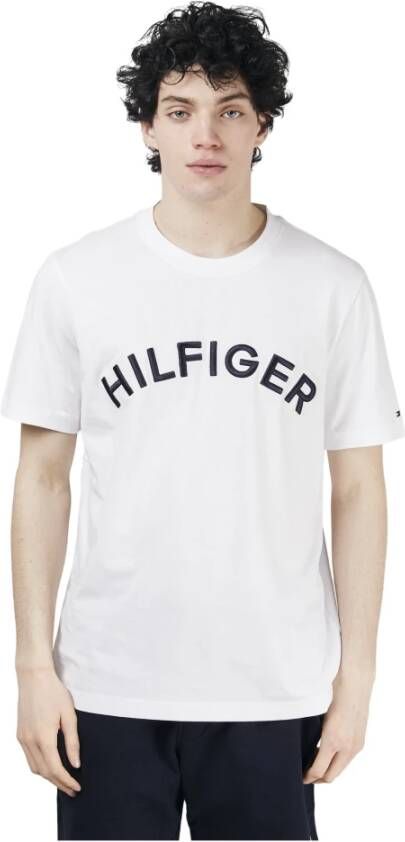 Tommy Hilfiger Shirt met ronde hals HILFIGER ARCHED TEE