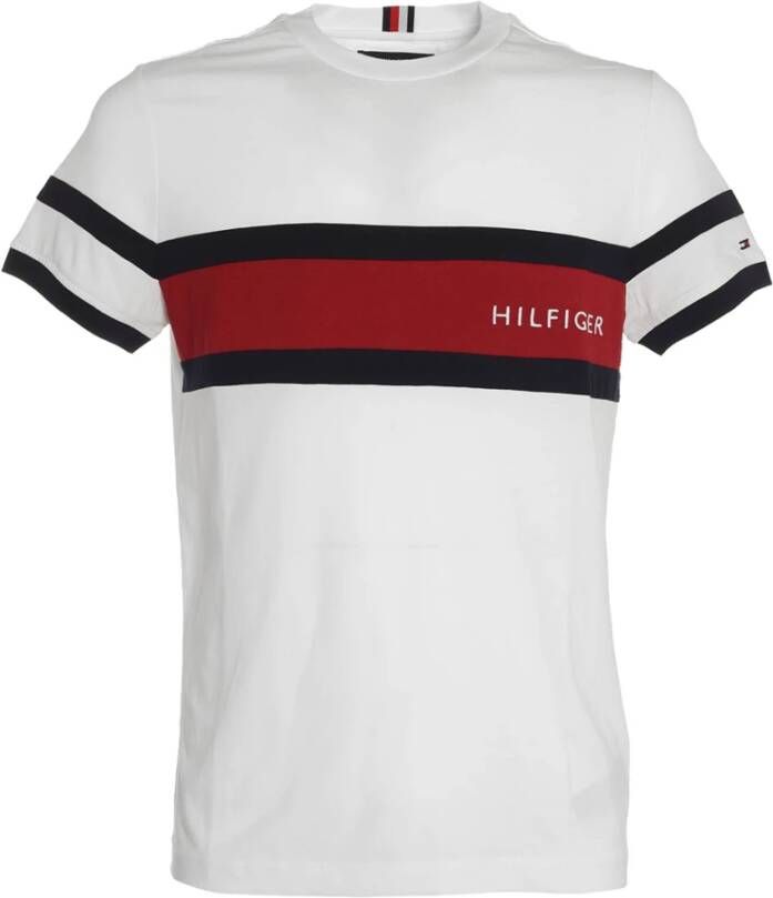 Tommy Hilfiger T-Shirts Wit Heren