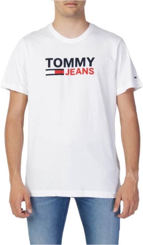 Tommy Jeans Tommy Hilfiger Jeans Men's T-shirt White Heren - Foto 2