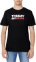 Tommy Hilfiger Men& Short Sleeve T-shirt Black Zwart Heren - Thumbnail 5