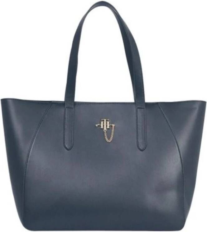 Tommy Hilfiger Blauwe Schoudertas met Contrastdetails Blue Dames - Foto 3