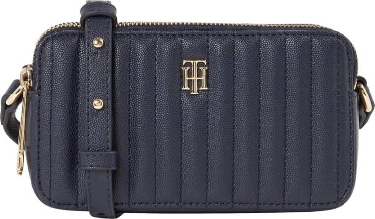 Tommy Hilfiger Handtas Julia Crossbody Gewatteerde Marineblauwe Stijl - Foto 4